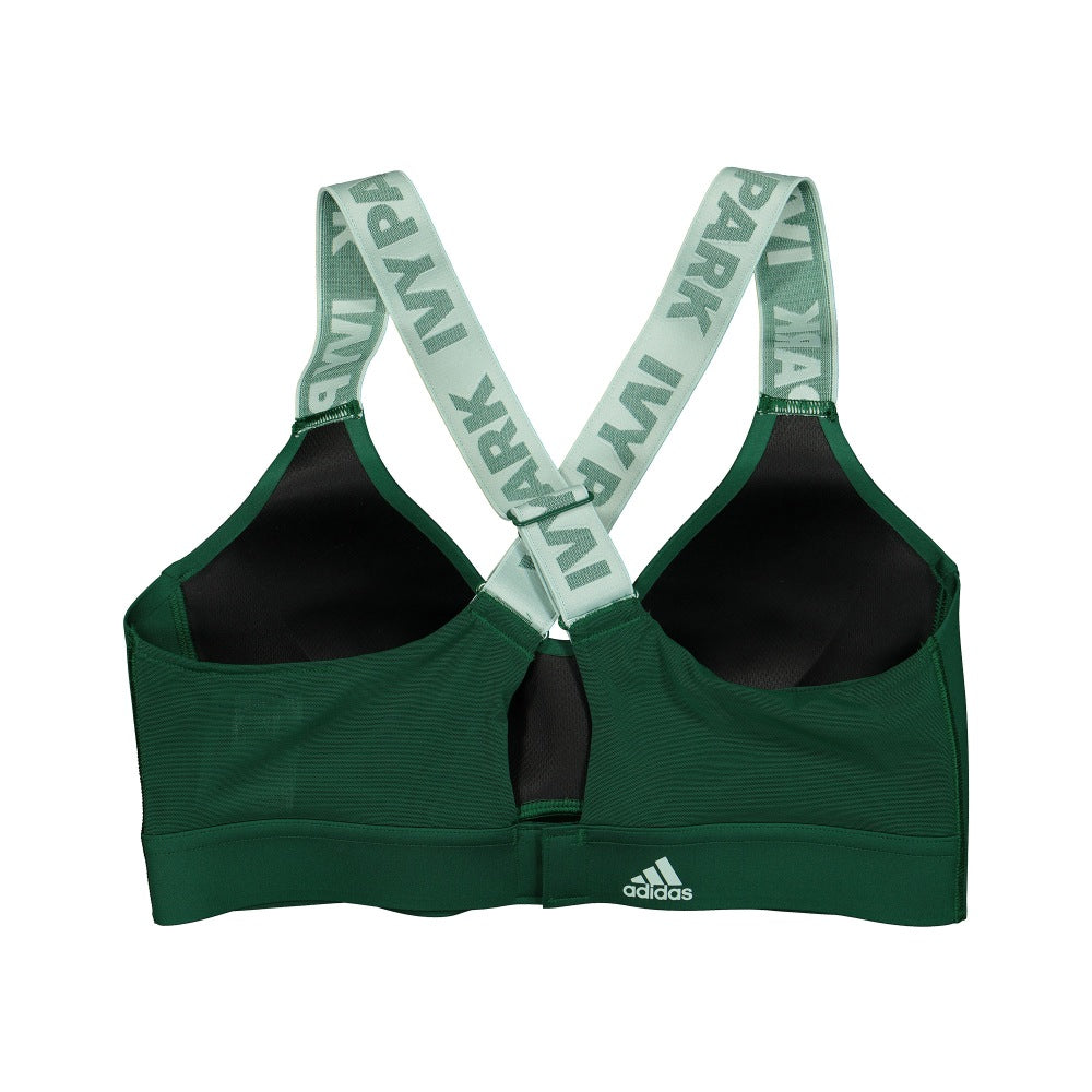 adidas Ivy Park x adidas Cut Out Bra Medium Support Dark Green Underwear Material | Overkill