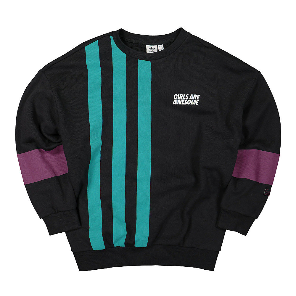 adidas Girls Are Awesome x adidas Wmns Sweater Black Sweatshirts GU6979 | Overkill