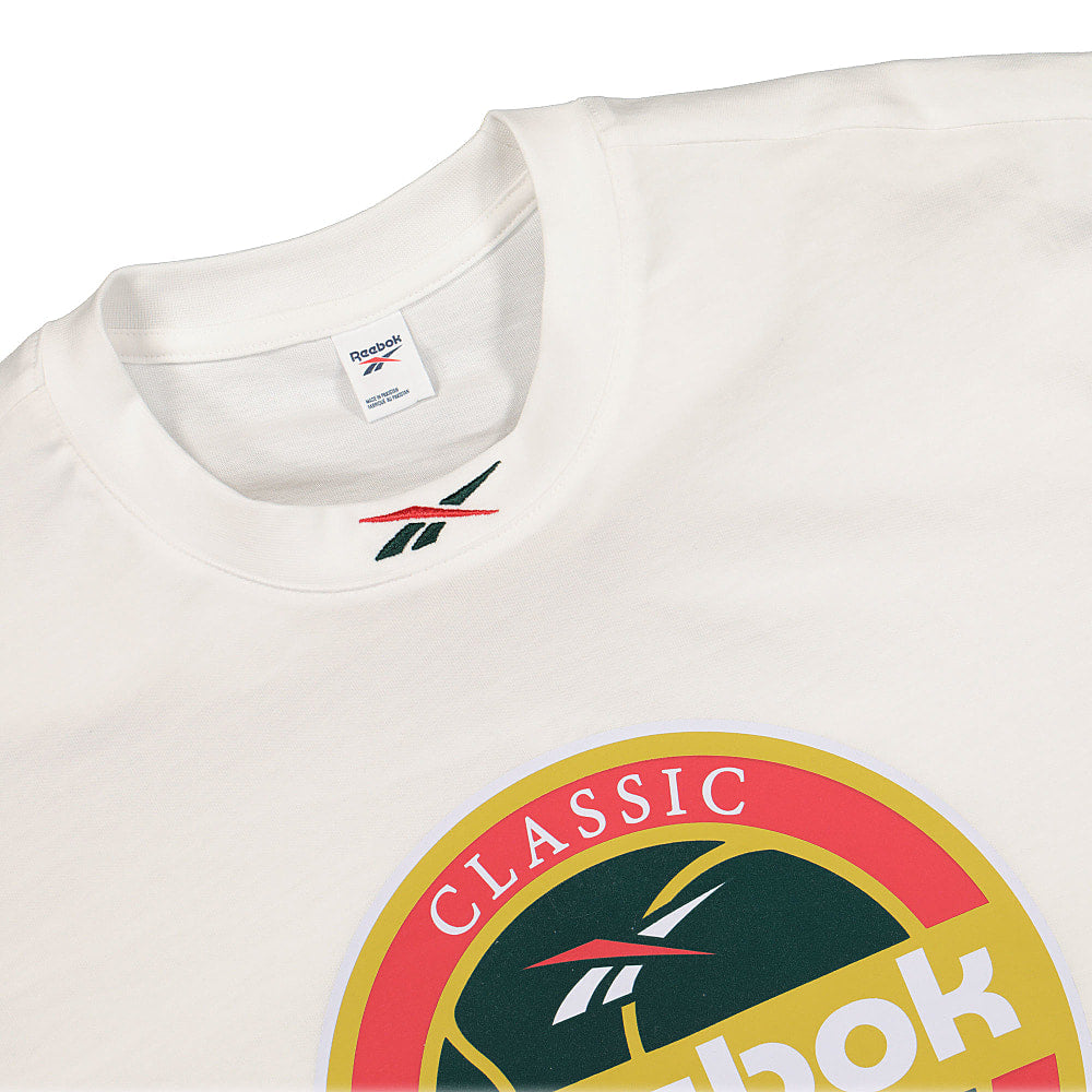 Reebok Classics TS Graphic Tee White T-Shirts Close-up | Overkill