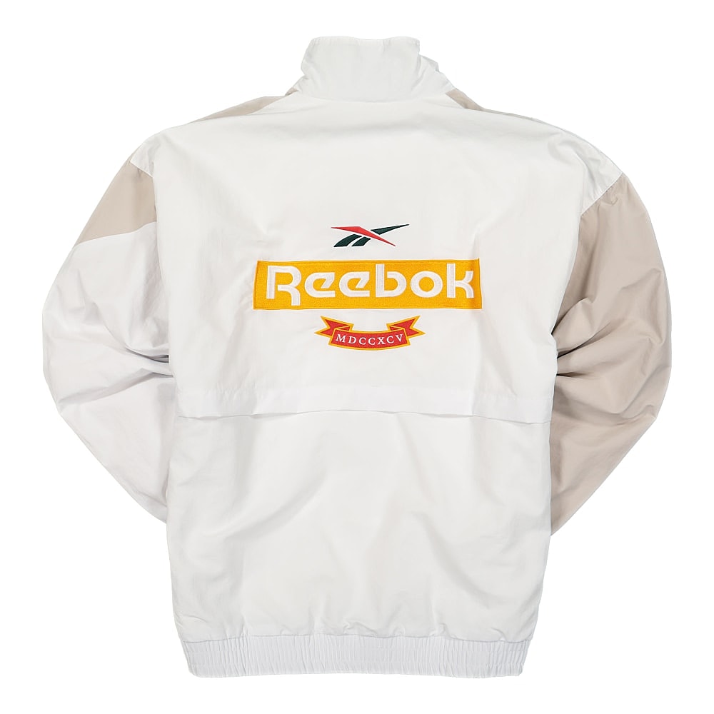 Reebok Classics Vintage TS Tracktop White / Sand Stone Track Jackets Close-up | Overkill
