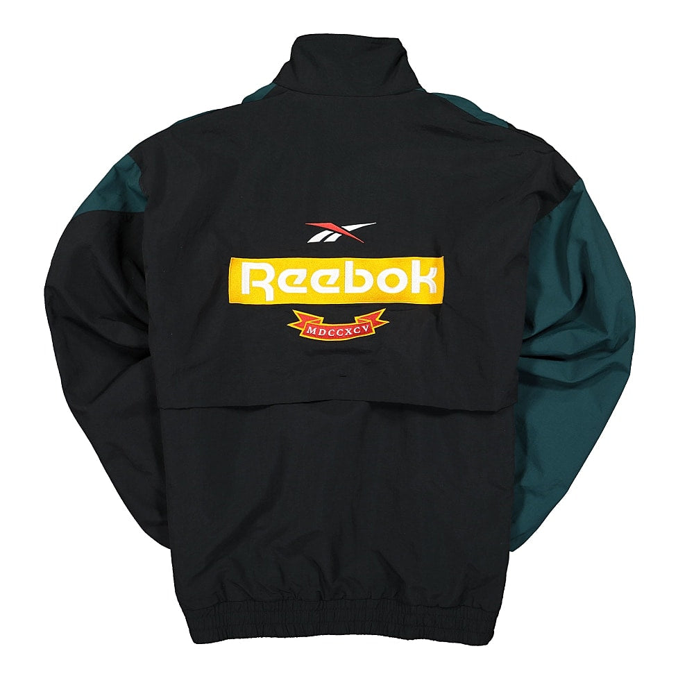 Reebok Classics Vintage TS Tracktop Black / Forest Green Track Jackets Material | Overkill
