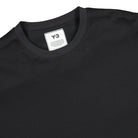 Y-3 M Classic Offset Logo Tee Black T-Shirts Close-up | Overkill
