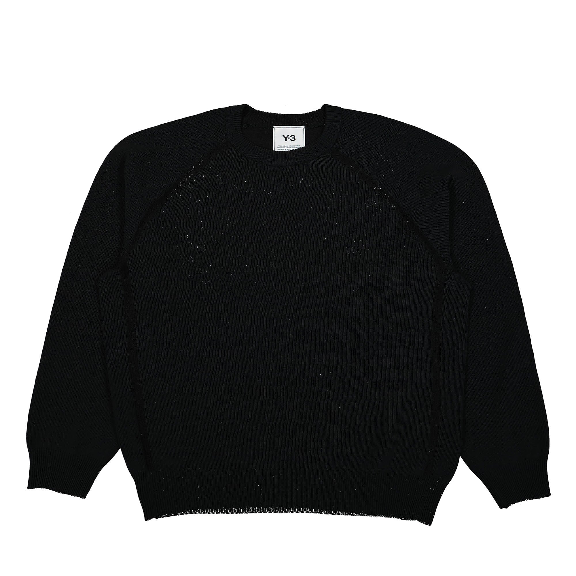 Y-3 Classic Knit Crew Sweater Black Sweatshirts GV4214 | Overkill