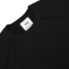 Y-3 Classic Knit Crew Sweater Black Sweatshirts Close-up | Overkill