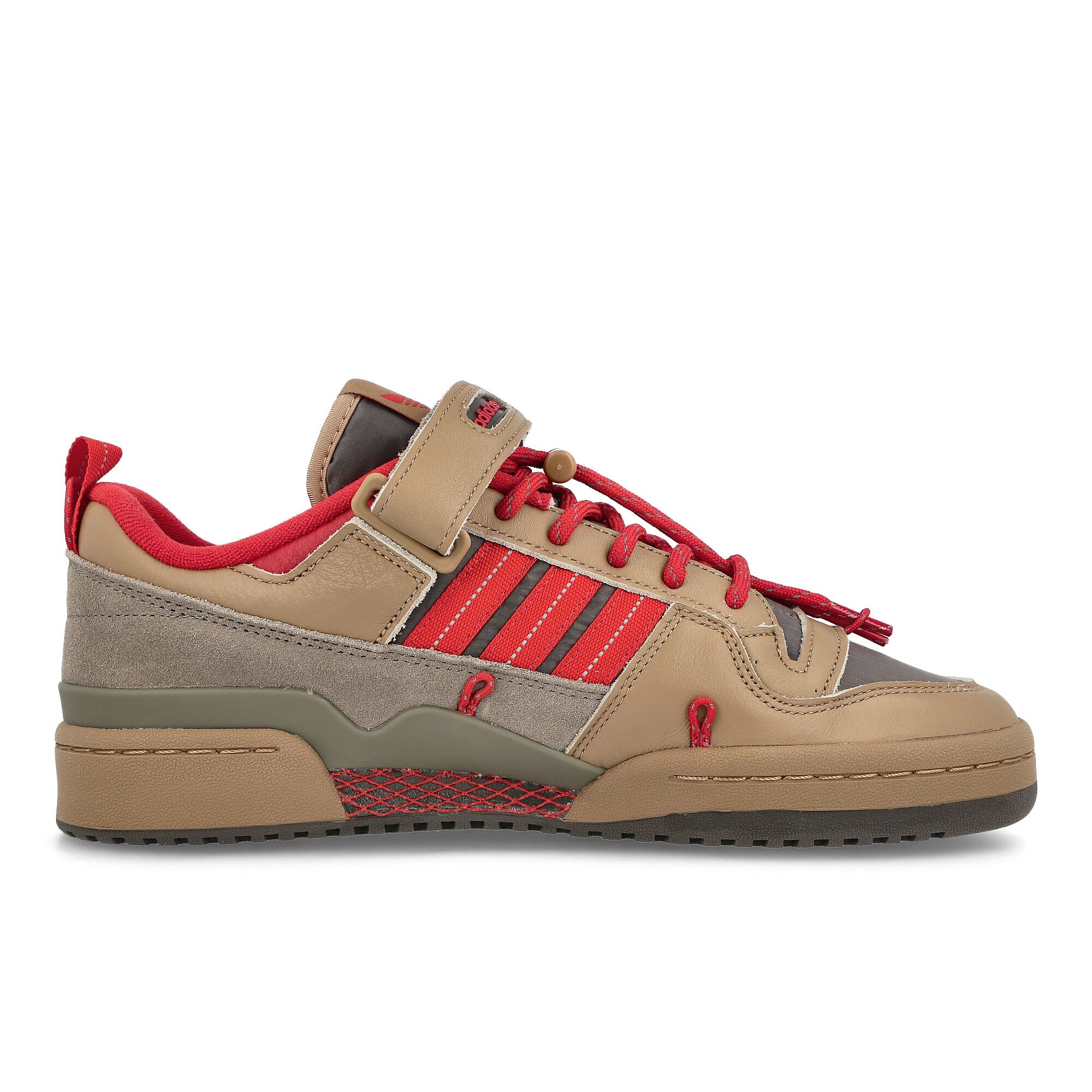 adidas Forum 84 Camp Low Cardboard / Scarlet / Utility Grey Sneakers  Silhouette | Overkill