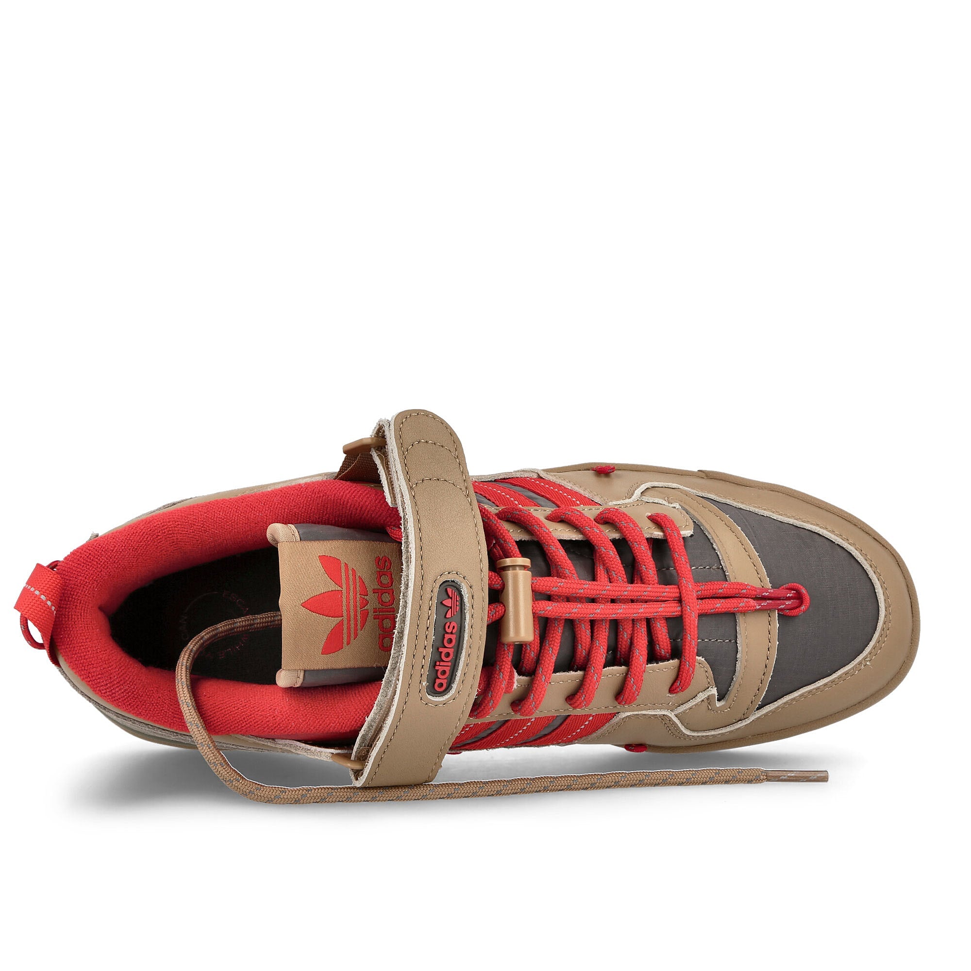adidas Forum 84 Camp Low Cardboard / Scarlet / Utility Grey Sneakers  Detailfoto | Overkill