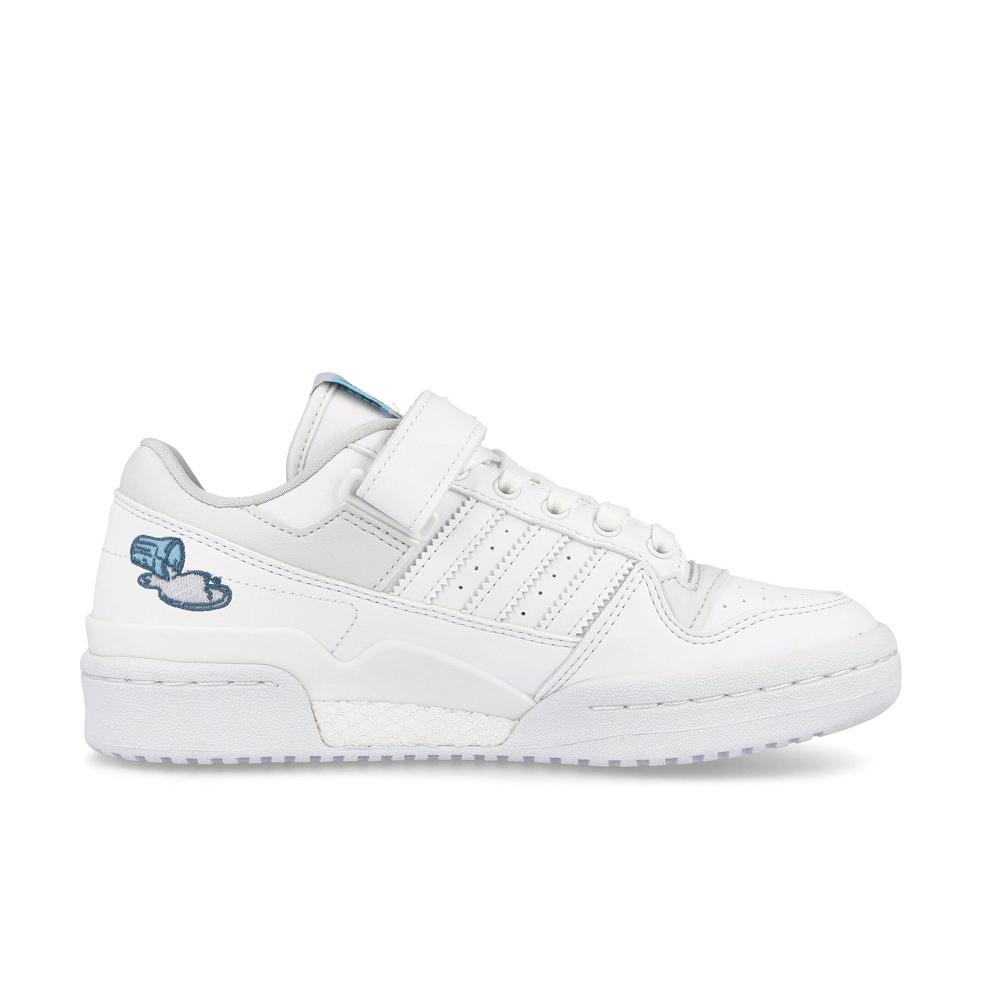 adidas wmns forum low vegan Footwear White / Footwear White / Dash Grey   Material | Overkill