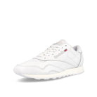 Reebok classic leather plus Footwear White / Pure Grey 2 / Vector Red Sneakers  Close Up | Overkill