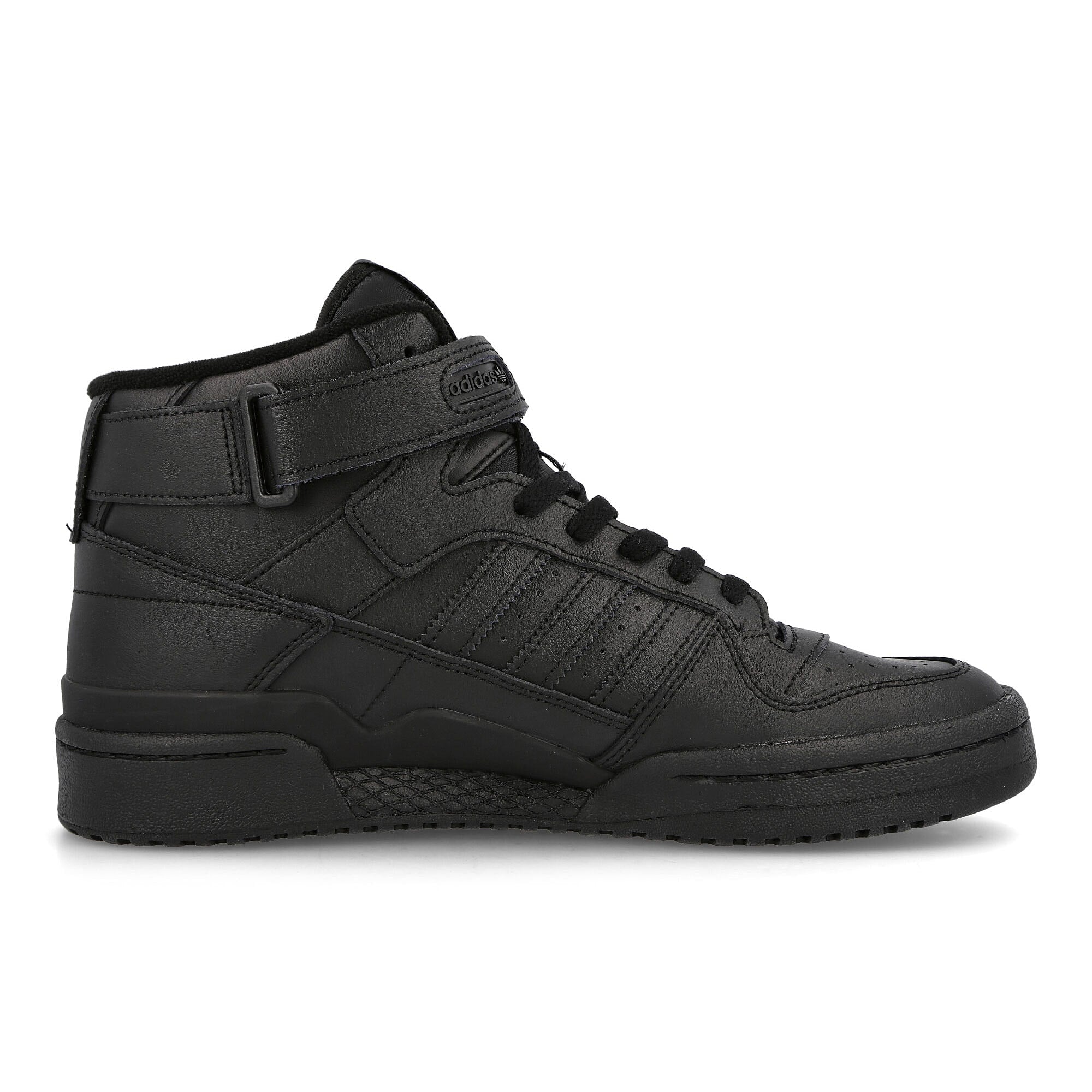 adidas forum mid Core Black / Core Black / Core Black   Material | Overkill