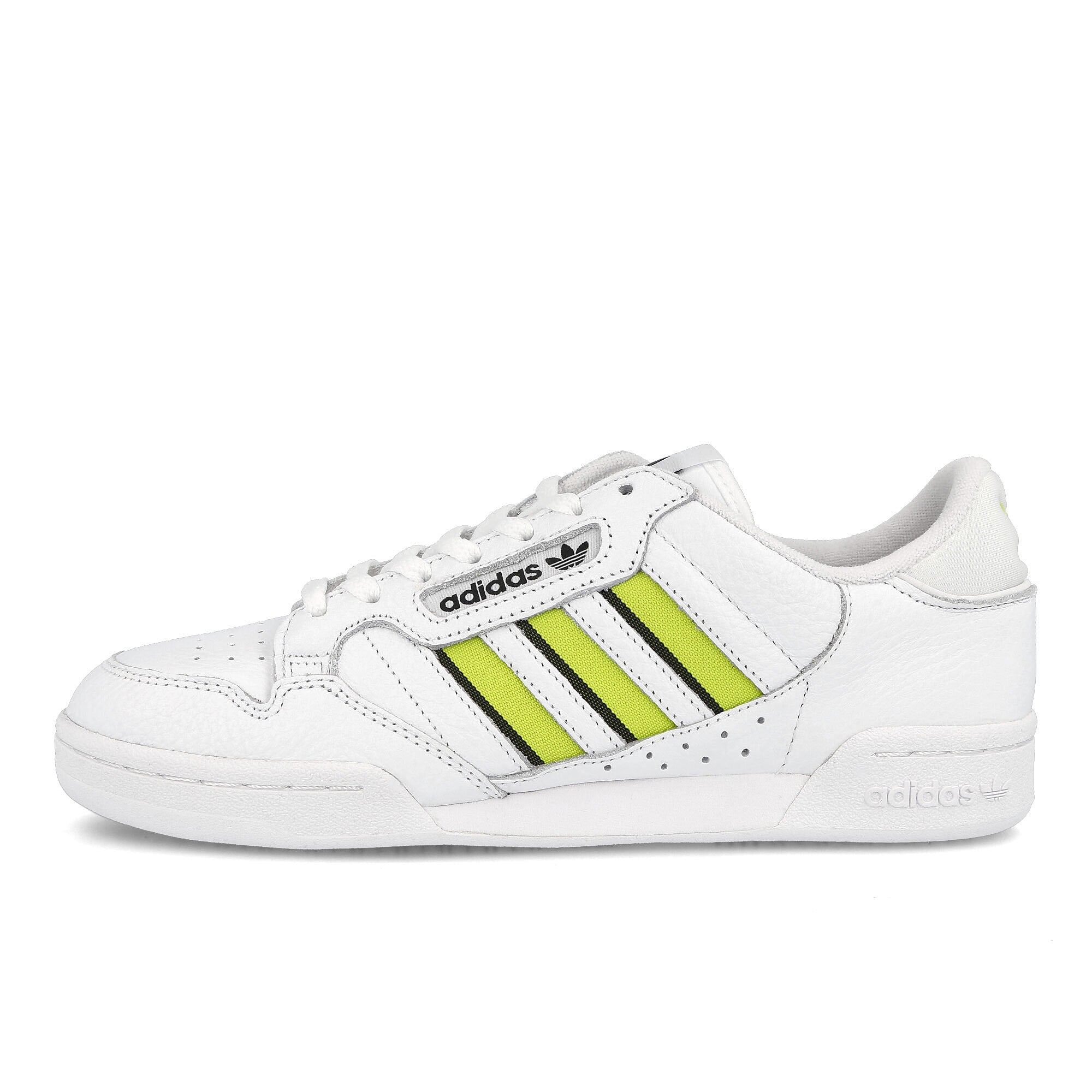 adidas continental 80 stripes Footwear White / Acid Yellow / Core Black  GW0182 | Overkill