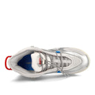 adidas 032c x adidas GSG TR Grey One-Mgh Solid Grey-Solar Blue Mid Top Sneakers  Detailfoto | Overkill