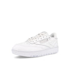 Reebok wmns club c double Footwear White / Footwear White / Cold Grey 2 Sneakers  Close Up | Overkill