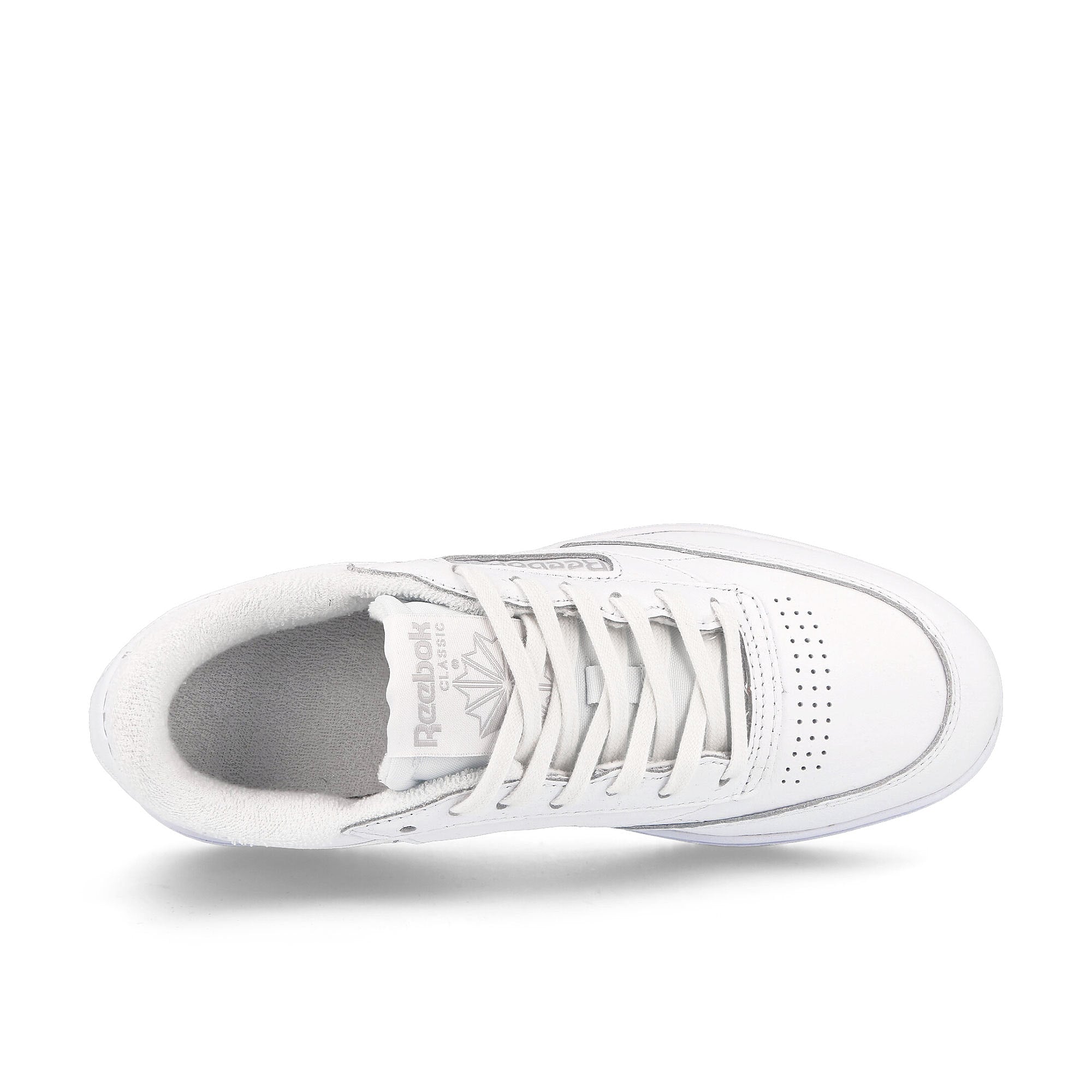 Reebok wmns club c double Footwear White / Footwear White / Cold Grey 2 Sneakers  Detailfoto | Overkill