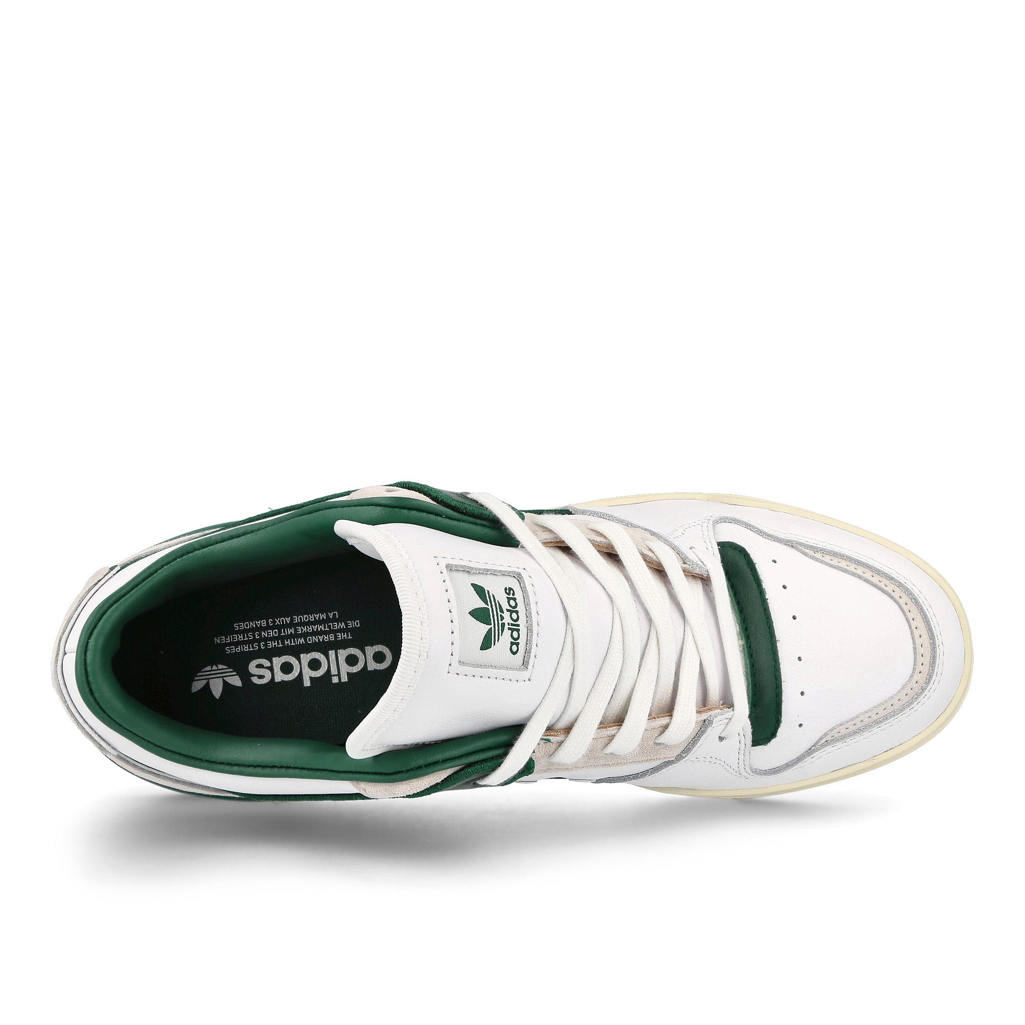 adidas forum luxe low Footwear White / Collegiate Green / Off White Sneakers  Detailfoto | Overkill