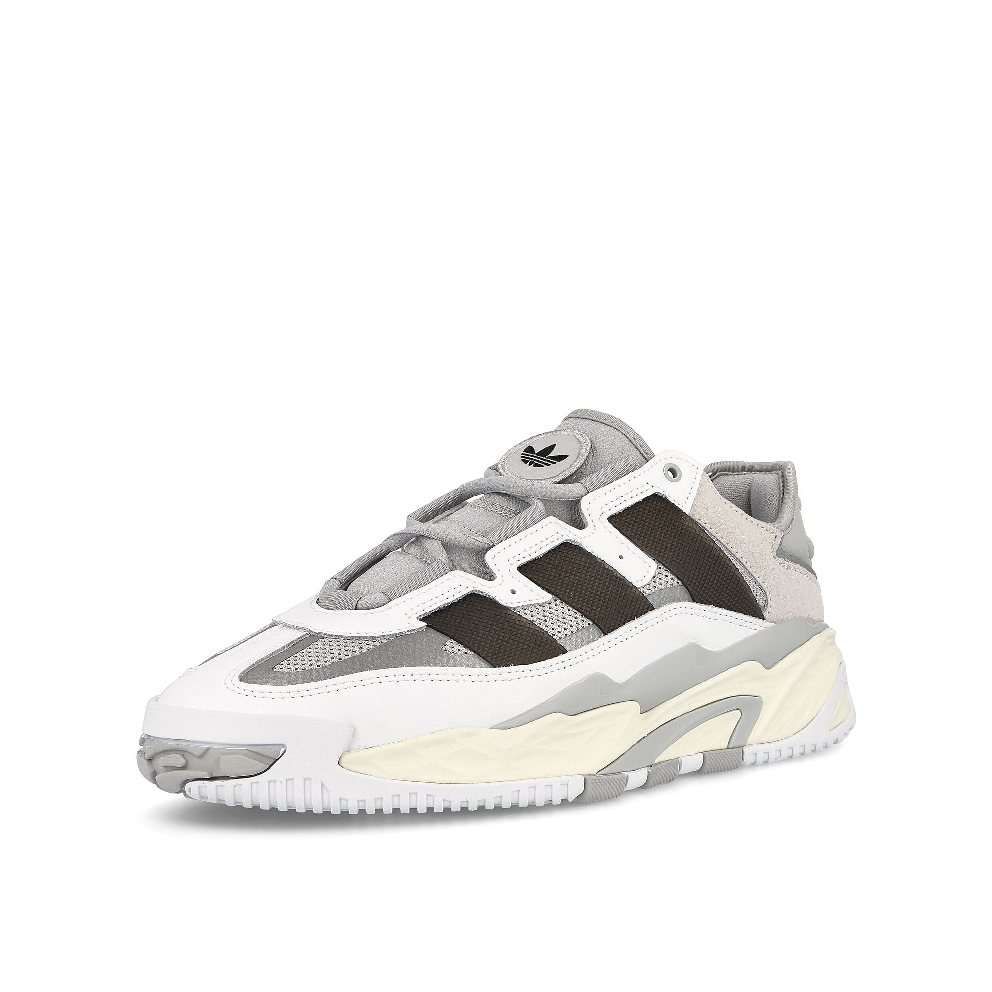 adidas Niteball Footwear White-Core Black-Grey Two Sneakers  Close Up | Overkill