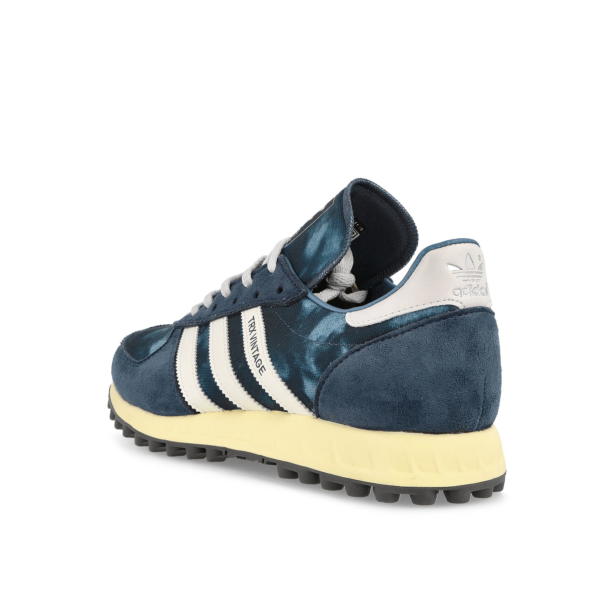 adidas trx vintage Crew Navy-Off White-Altered Blue Low Top Sneakers  Material | Overkill