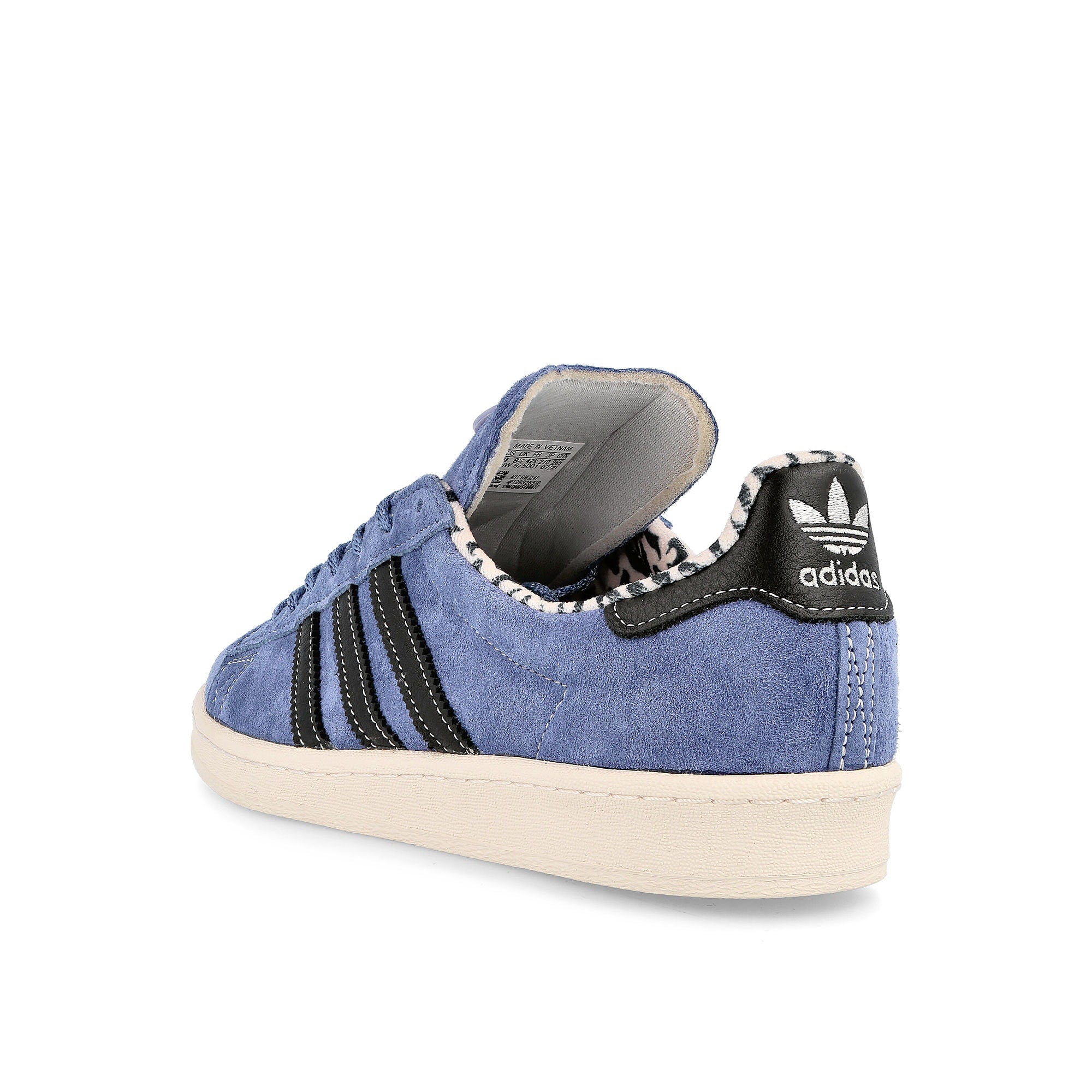 adidas XLARGE x adidas Campus 80 Orbit Violet-Core Black-Chalk White Sneakers  Material | Overkill