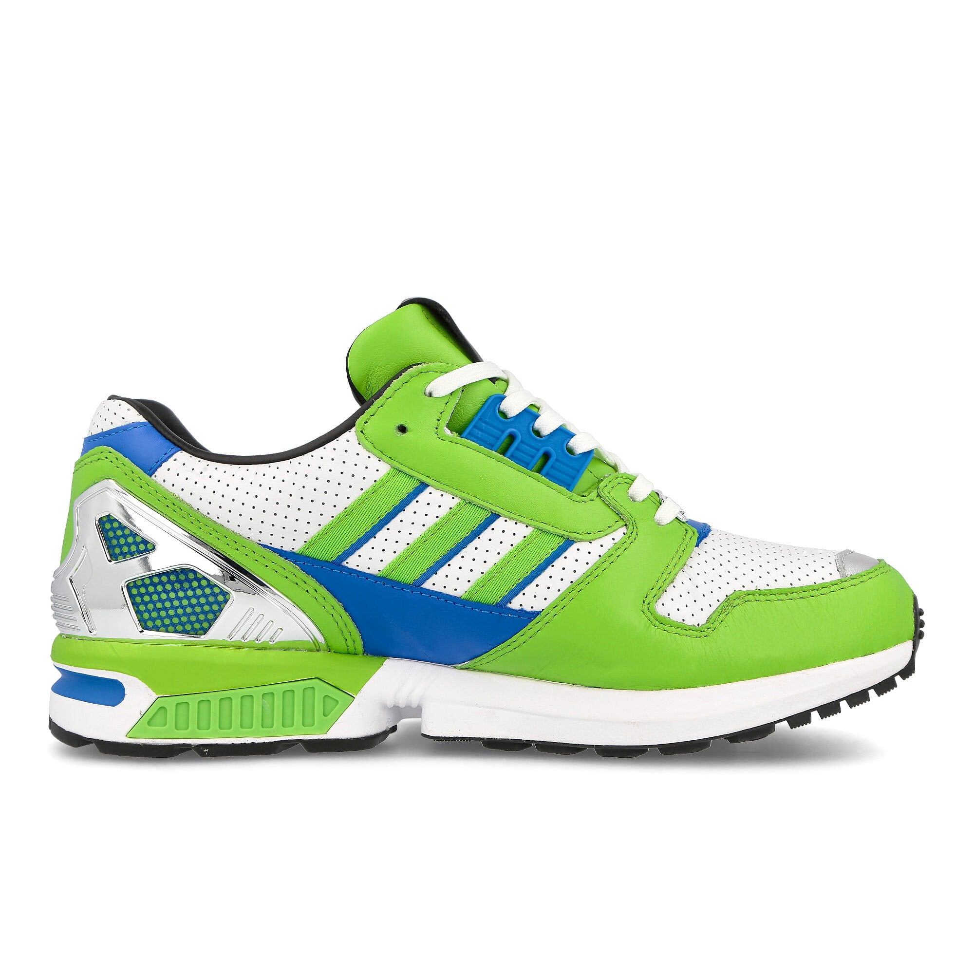 adidas Kawasaki x adidas ZX 8000 Semi Solar Green / Semi Solar Green / Black / Blue   Material | Overkill