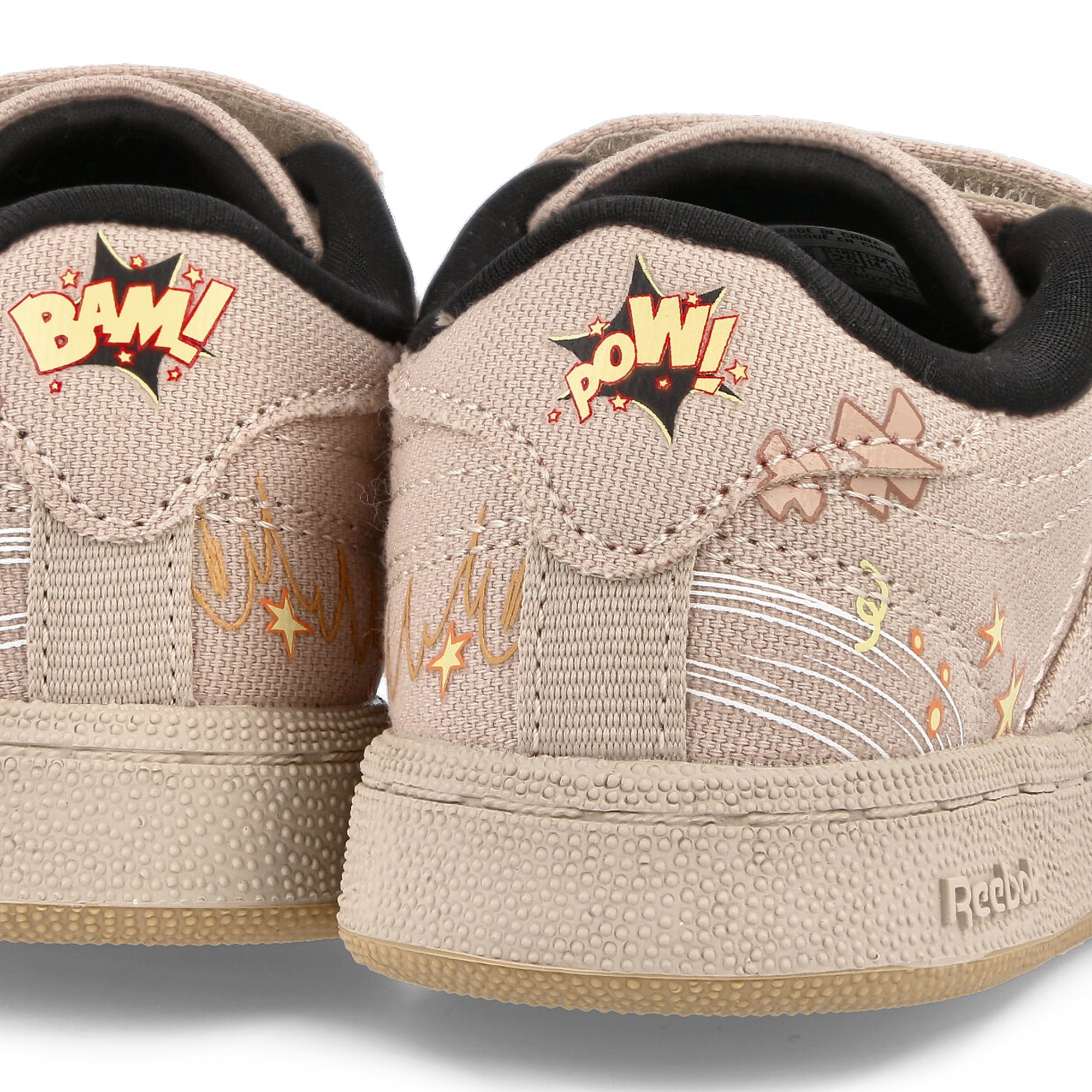 Reebok Looney Tunes x Reebok Club C 85 2V Infants Pebble / Core Black / Panton  Detail view 2 | Overkill