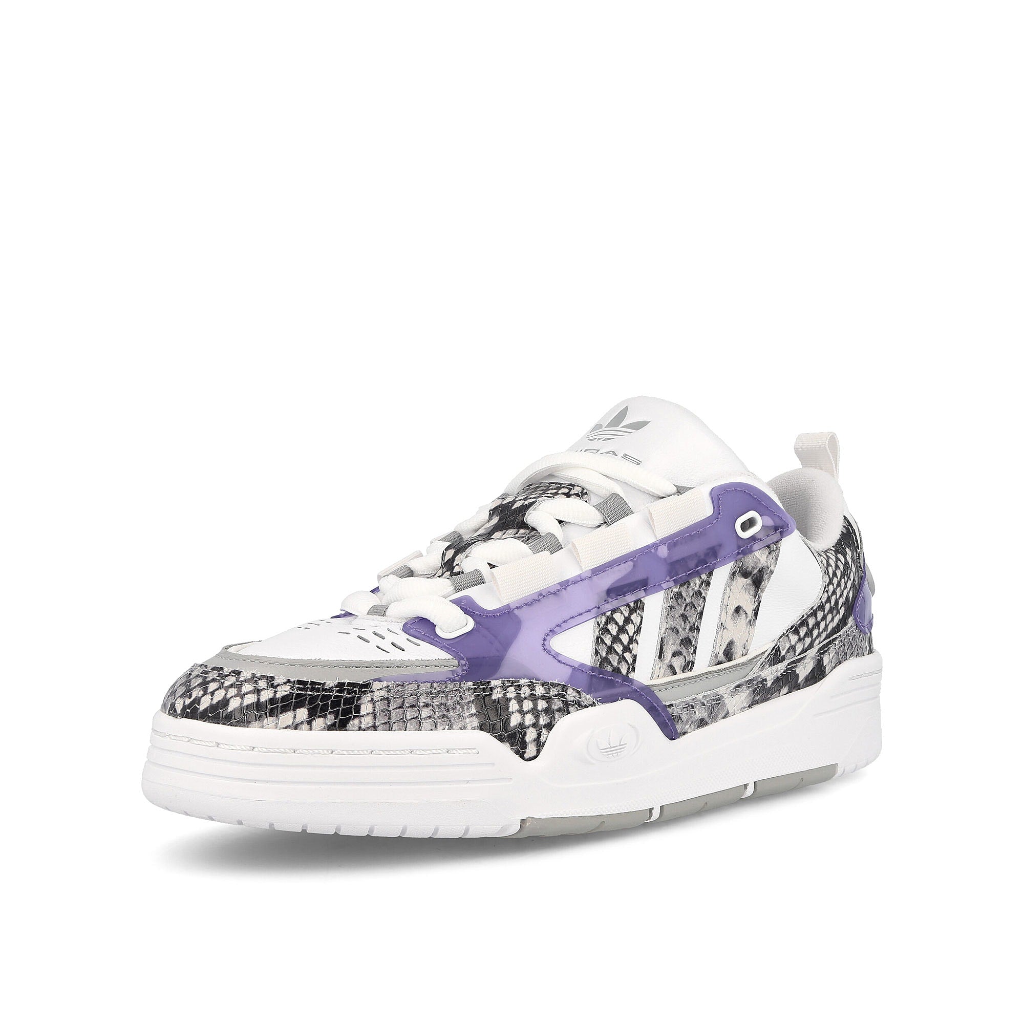 adidas ADI2000 Footwear White-Stone-Purple Low Top Sneakers  Close Up | Overkill