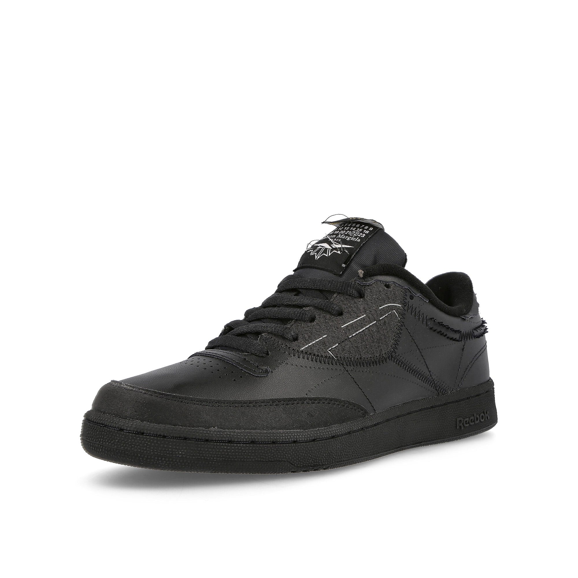 Reebok Maison Margiela x Reebok Project 0 CC Memory Of Shoes Black Sneakers  Close Up | Overkill
