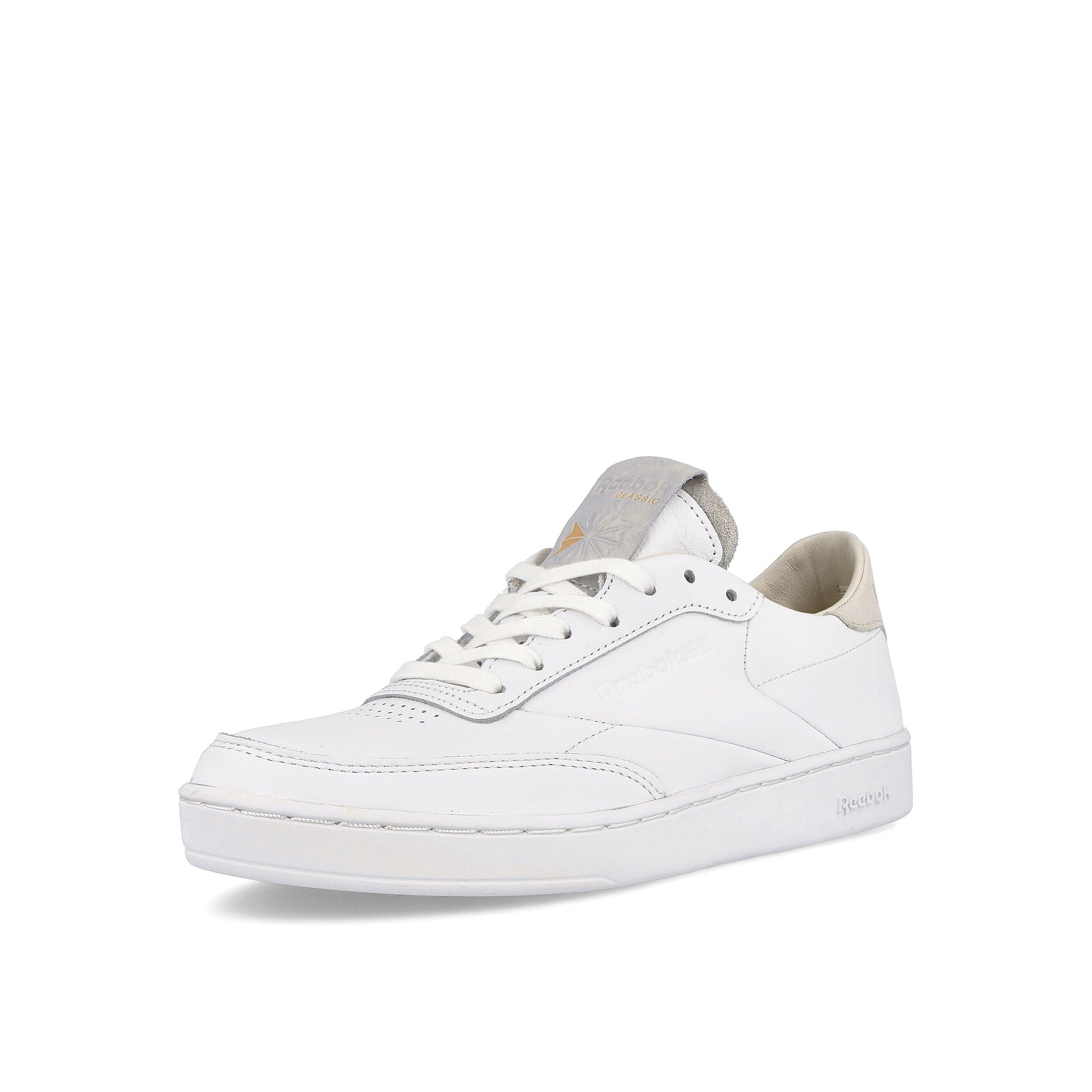 Reebok wmns club c clean Footwear White / Footwear White / Alabaster  Detailfoto | Overkill