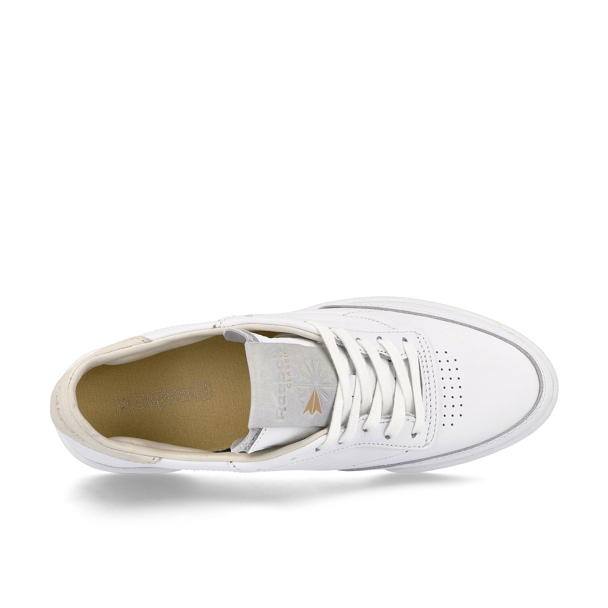 Reebok wmns club c clean Footwear White / Footwear White / Alabaster  Detail view 1 | Overkill