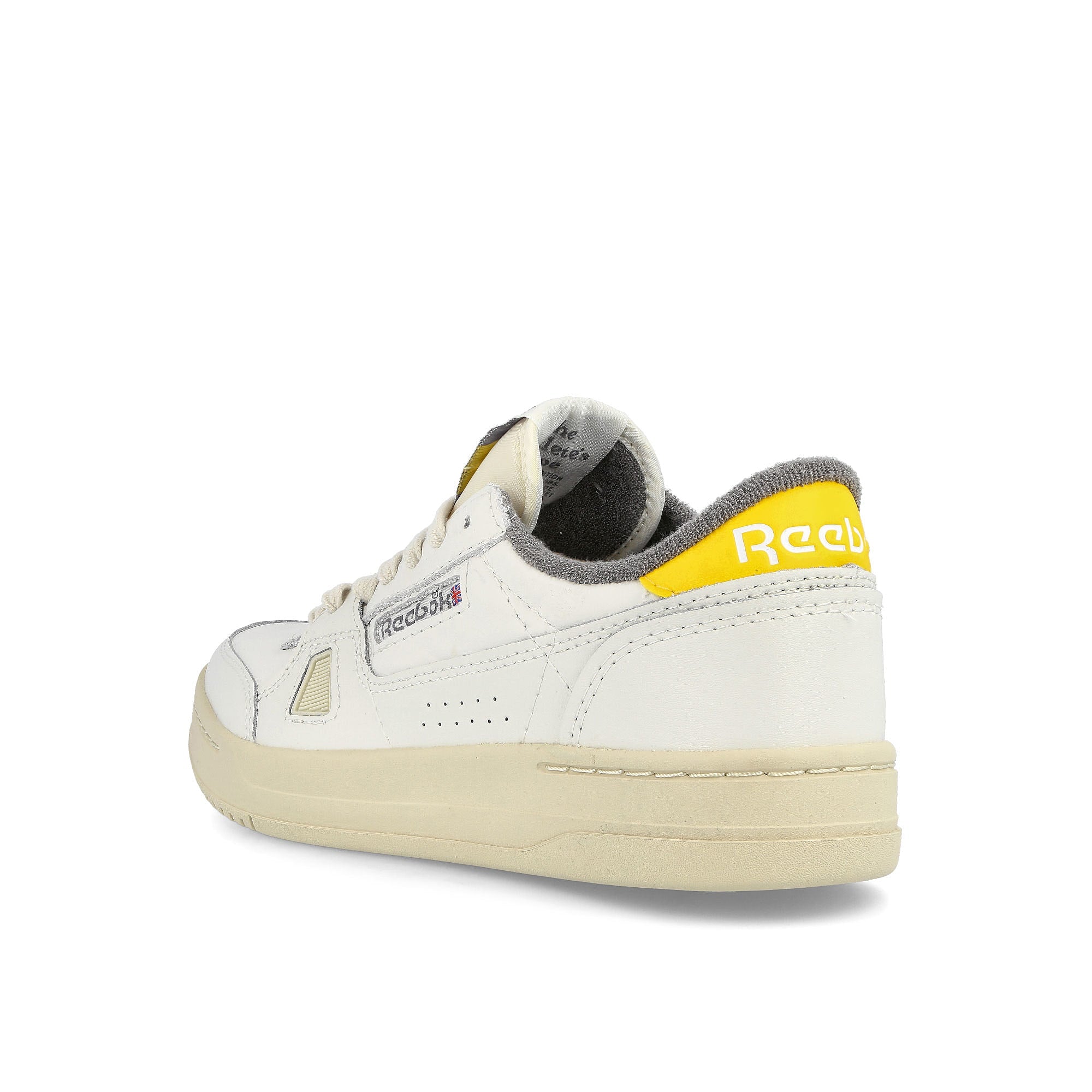 Reebok lt court Chalk-Pure Grey-Always Yellow Sneakers  Material | Overkill