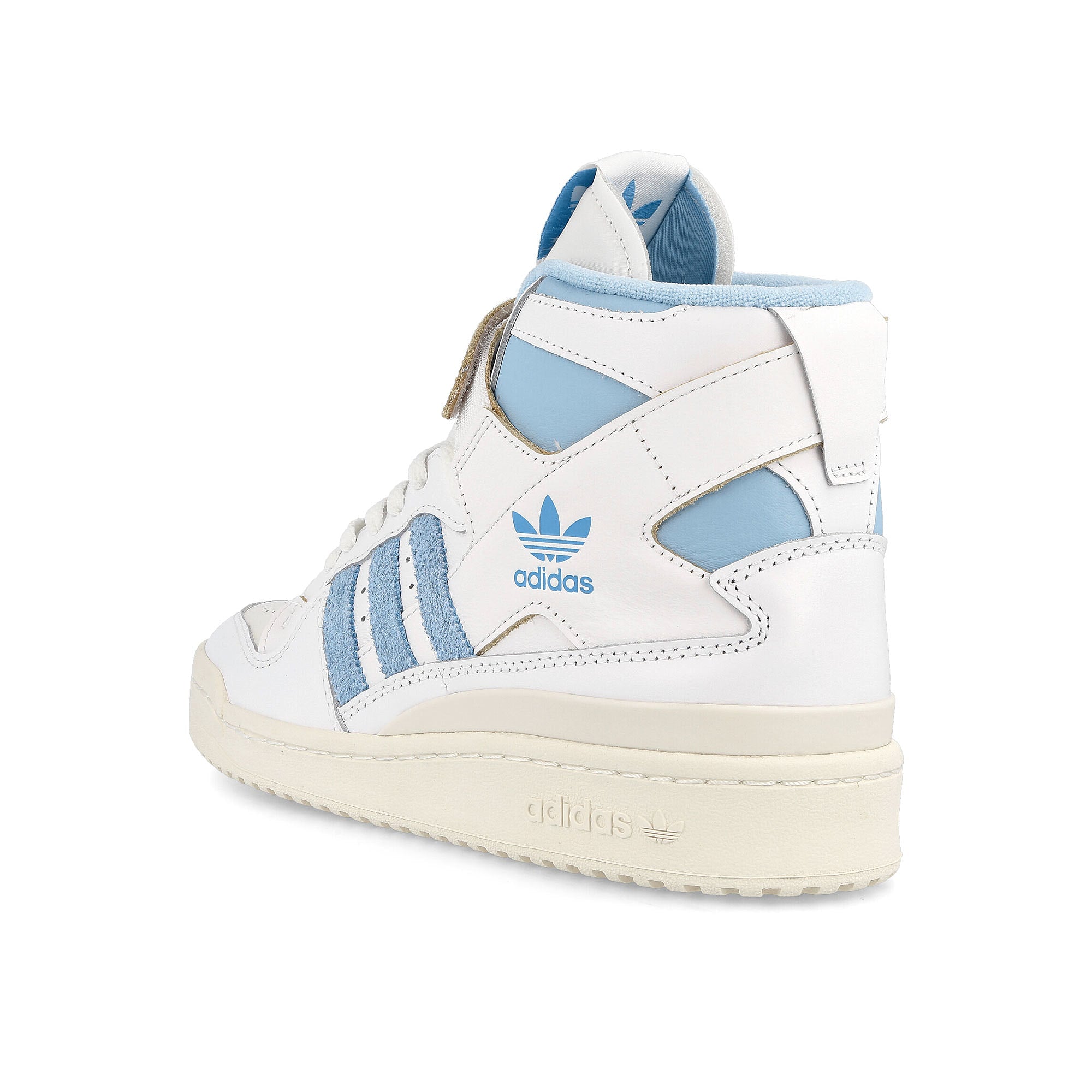adidas forum 84 high Footwear White-Off White-Clear Sky Sneakers  Material | Overkill