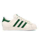 adidas superstar 82 Cloud White-Dark Green-Off White Low Top Sneakers  Silhouette | Overkill