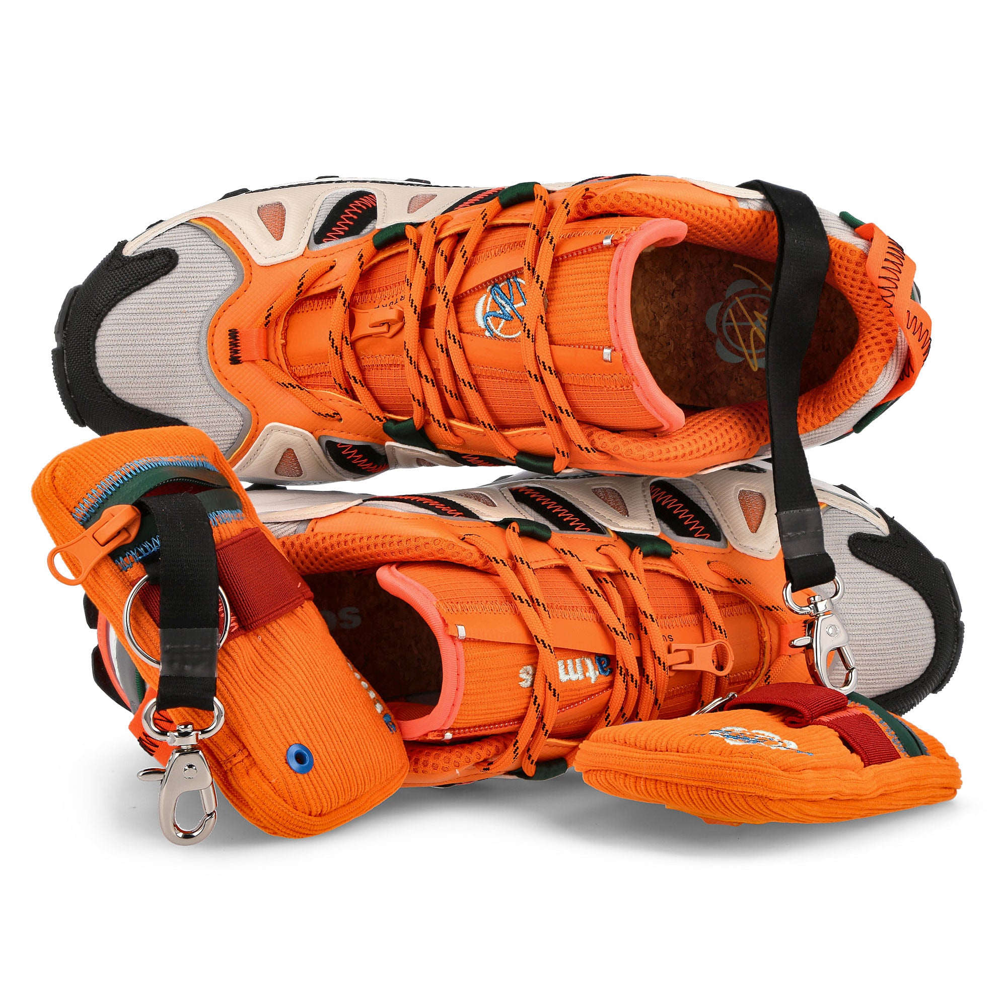 adidas Sean Wotherspoon x Atmos x adidas Superturf Adventure Stone-Core Black-Power Red Sneakers  Detail View 1 | Overkill