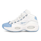 Reebok Question Mid Cloud White-Fluid Blue-Toxic Yellow Mid Top Sneakers GW8854 | Overkill