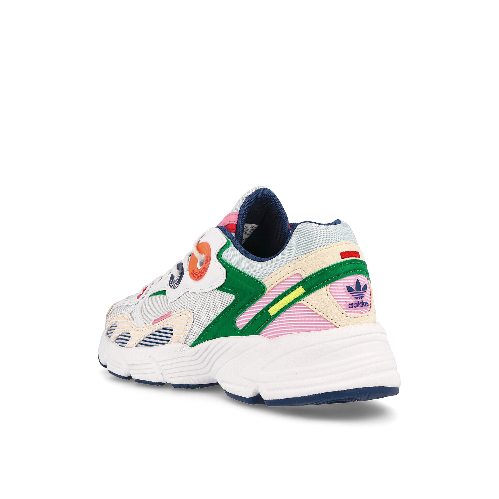 adidas wmns astir Footwear White / Green / Bliss Orange Low Top Sneakers  Material | Overkill