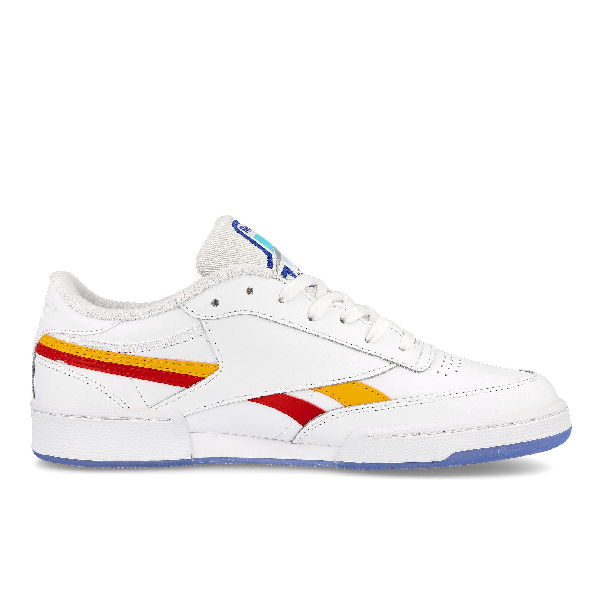 Reebok club c revenge Footwear White / Collegiate Gold / Vector Red   Material | Overkill