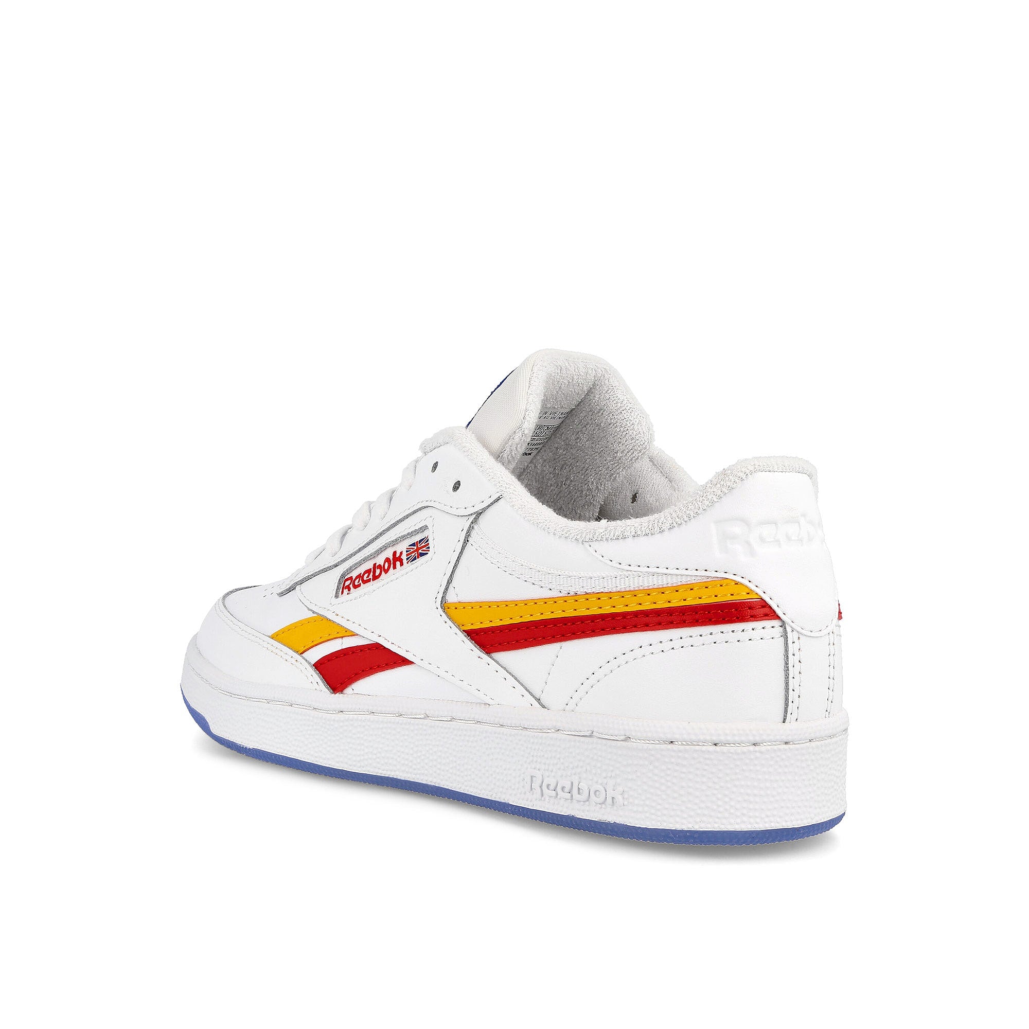 Reebok club c revenge Footwear White / Collegiate Gold / Vector Red  Close-up | Overkill
