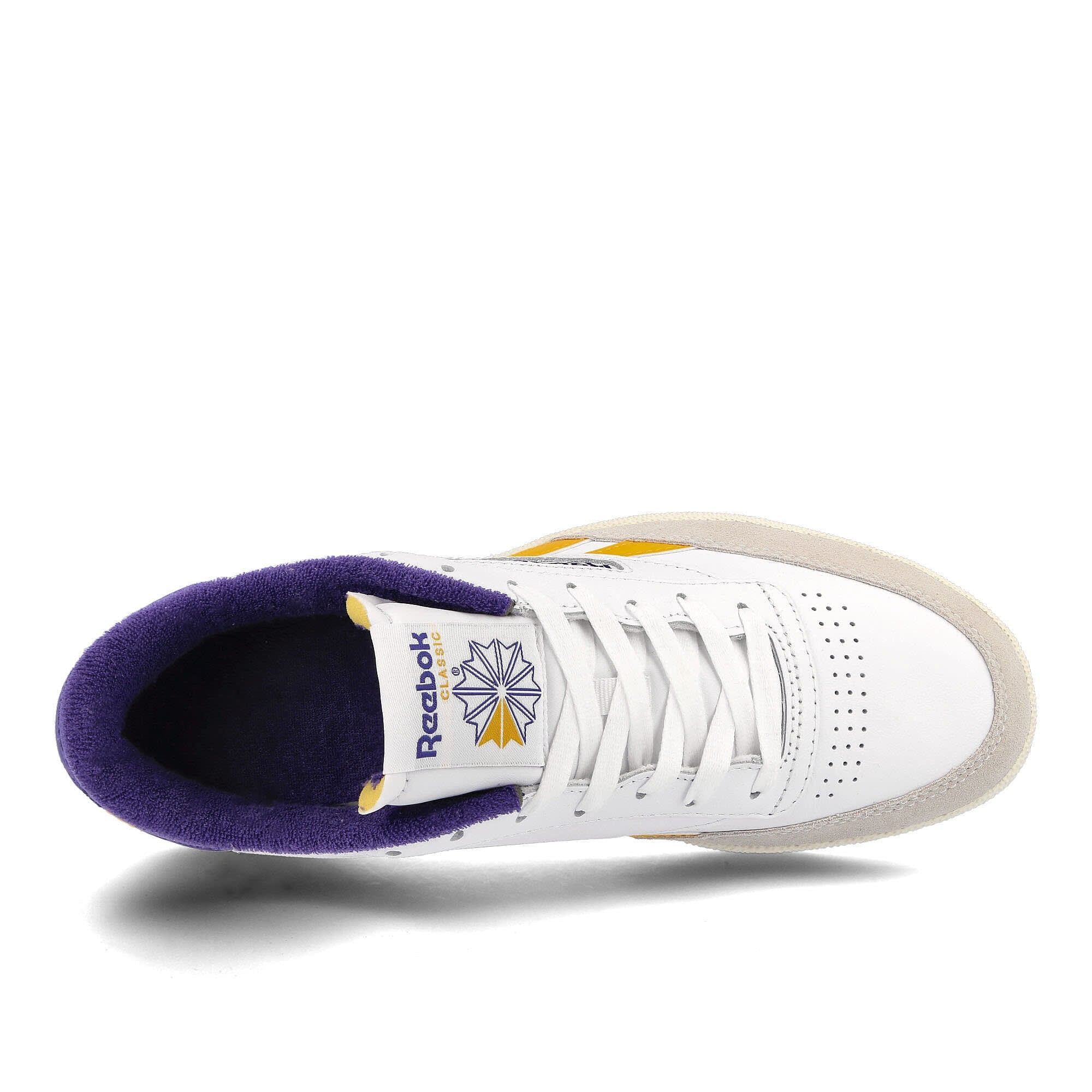 Reebok club c revenge Footwear White / Collegiate Gold / Bold Purple  Detail view 1 | Overkill