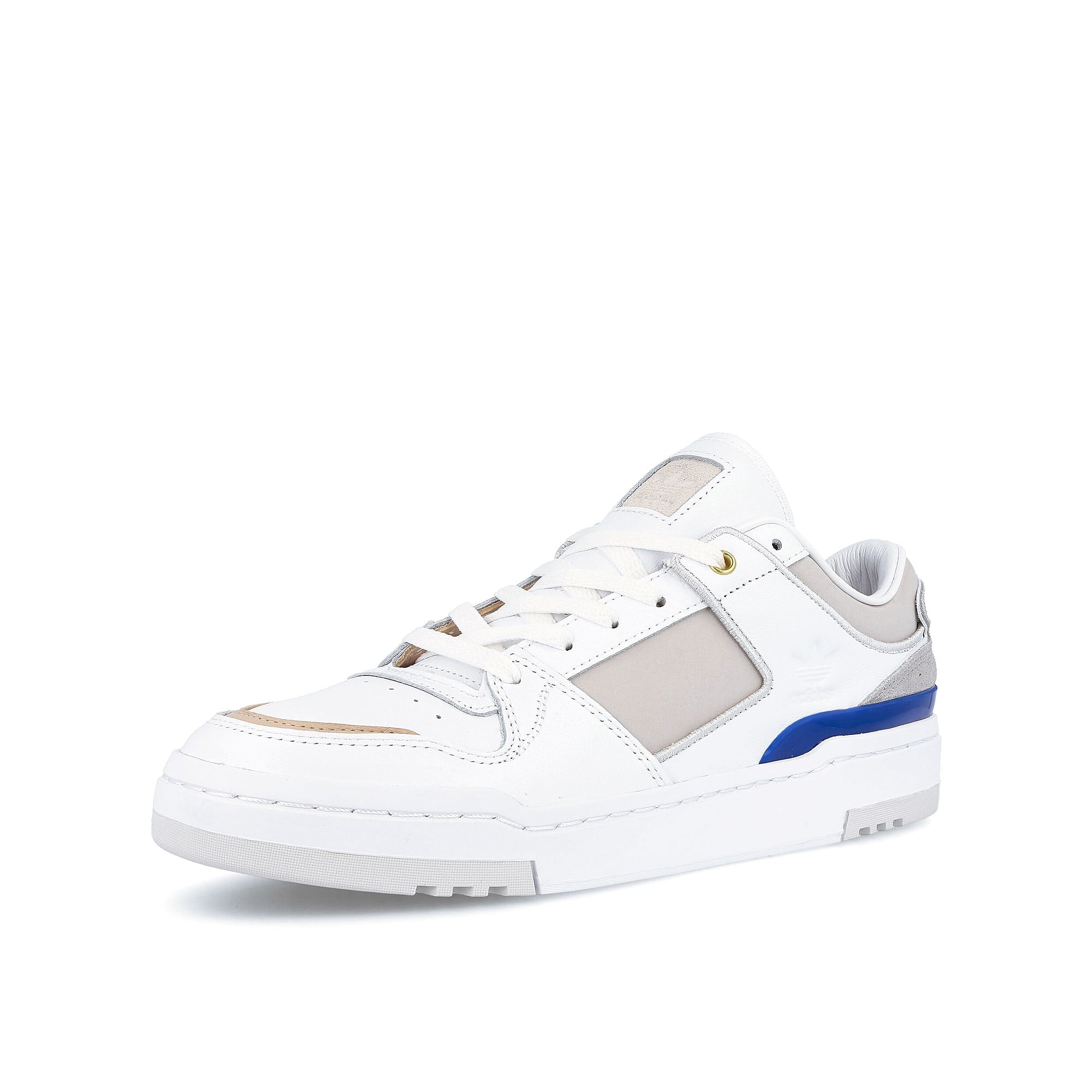 adidas forum luxe low Footwear White-Grey One-Collegiate Royal Sneakers  Close Up | Overkill