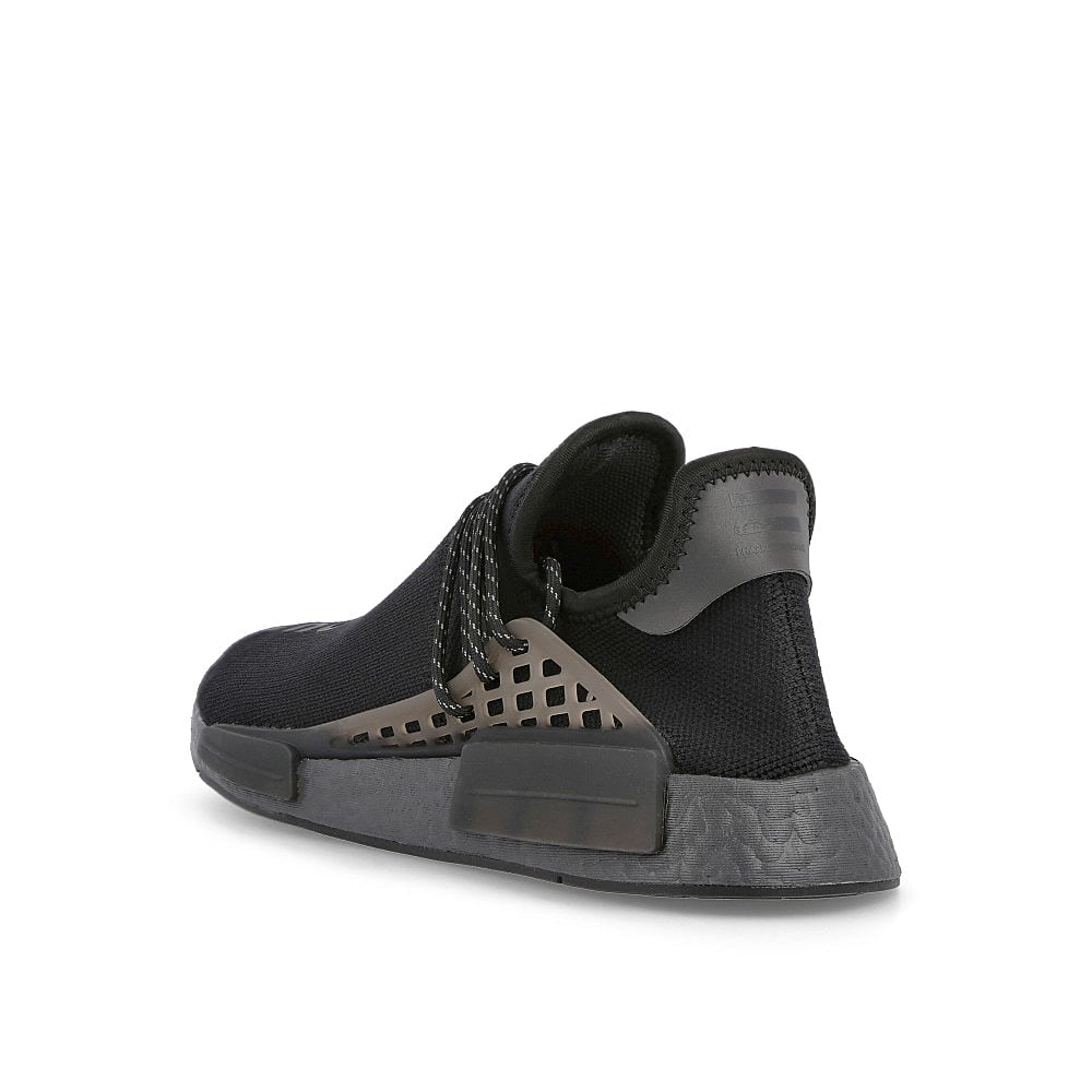 adidas Pharrell Williams x adidas HU NMD Core Black-Core Black-Core Black Sneakers  Close Up | Overkill