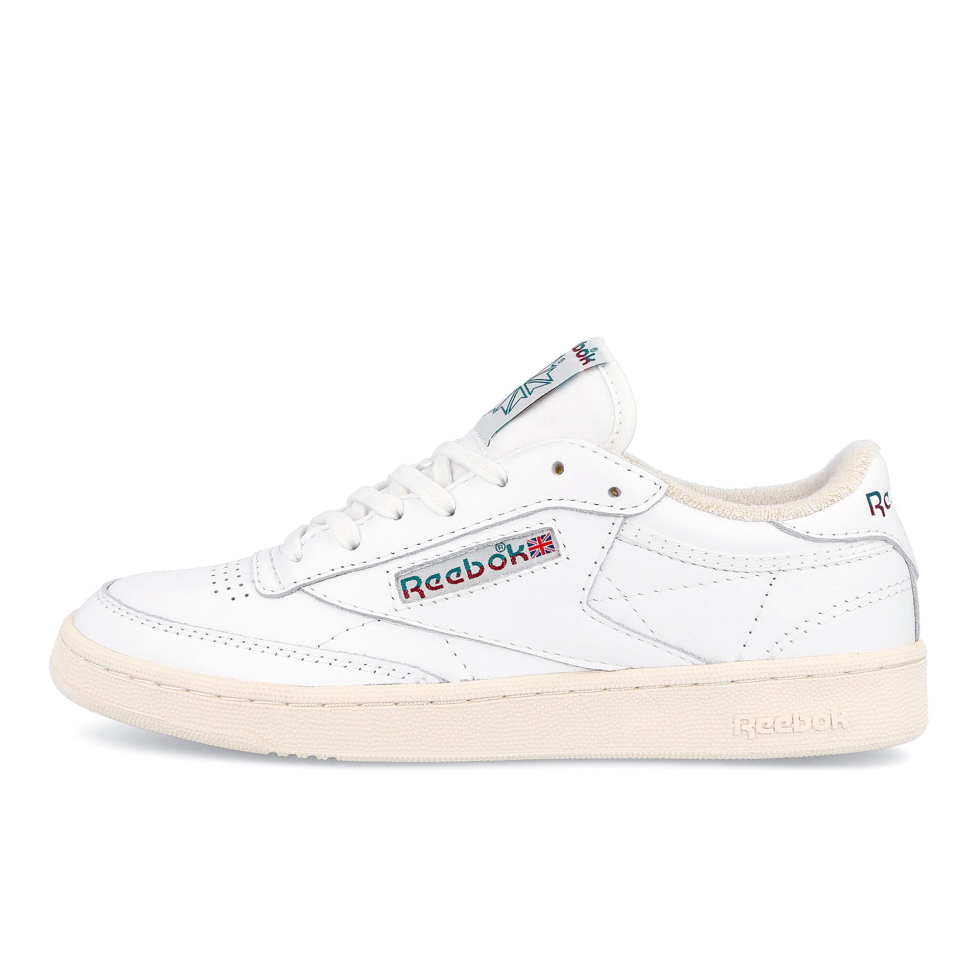 Reebok club c 85 vintage Footwear White / Seaport Teal / Classic Burgundy Low Top Sneakers GX2744 | Overkill