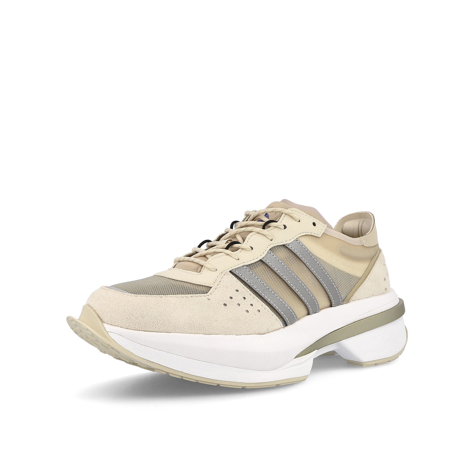 adidas esiod Alumina / Clay Brown / Metallic Silver Sneakers  Close Up | Overkill