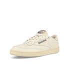 Reebok Club C 85 Vintage Chalk / Alabaster / Maroon Low Top Sneakers  Close Up | Overkill