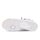 adidas Kerwin Frost x adidas Forum Hi Humanchives Footwear White-Bold Blue-Yellow Sneakers  Detail View 1 | Overkill