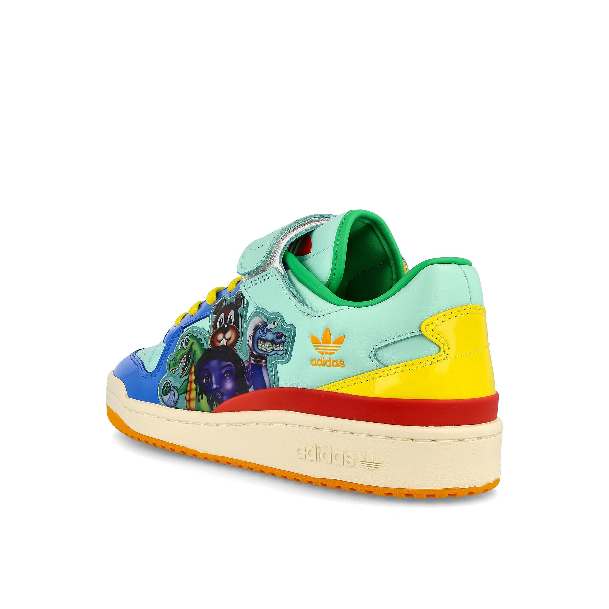 adidas Kerwin Frost x adidas Forum Low Benchmate Clear Mint-Multicolor-Multicolor Sneakers  Material | Overkill