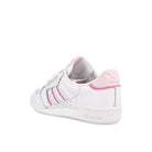 adidas wmns continental 80 stripes Cloud White-Clear Pink-Almost Pink Low Top Sneakers  Material | Overkill