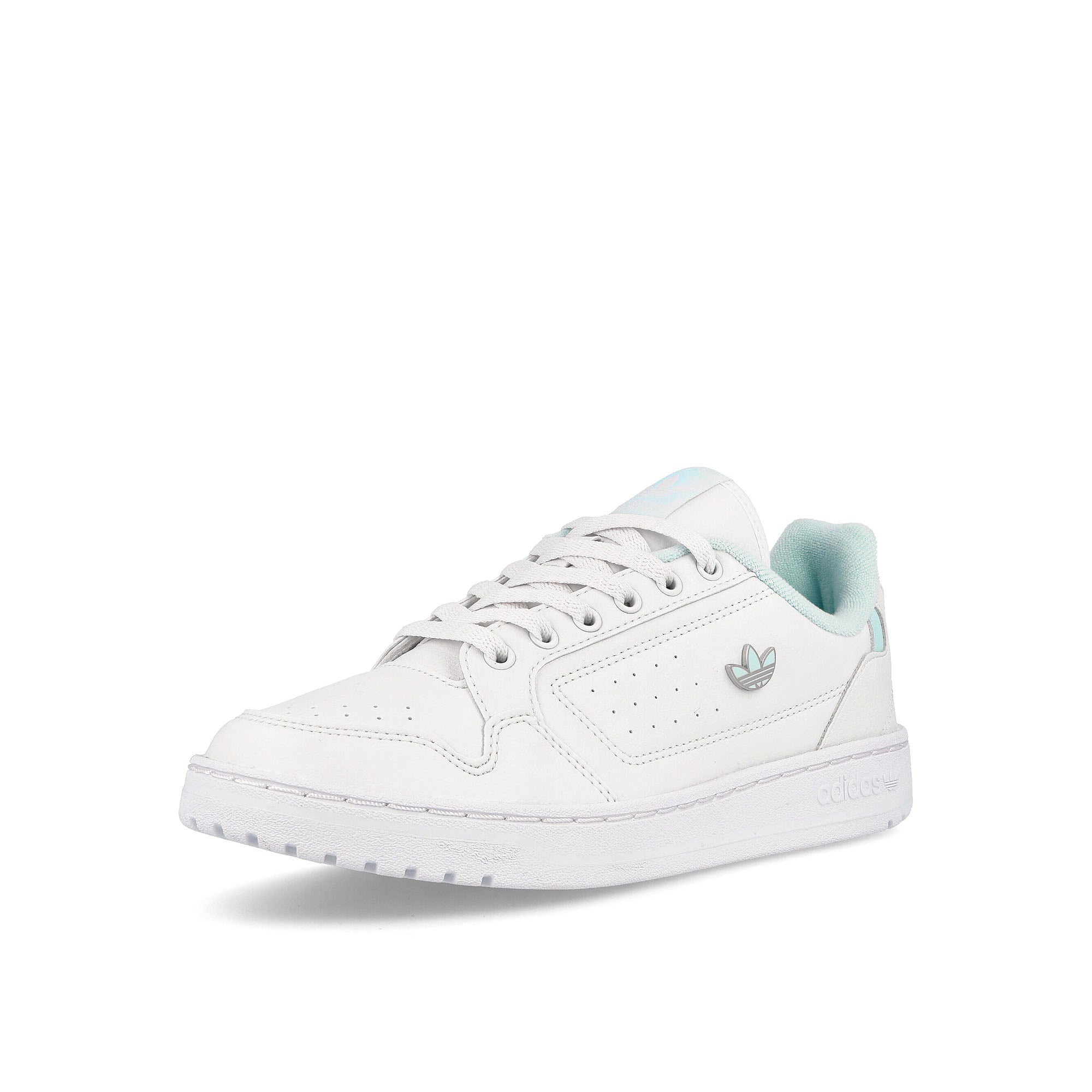 adidas wmns ny 90 Cloud White / Almost Blue / Cloud White Low Top Sneakers  Close Up | Overkill