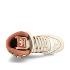 adidas Forum 84 Hi W Off White-Magic Earth-Footwear White High Top Sneakers  Detailfoto | Overkill
