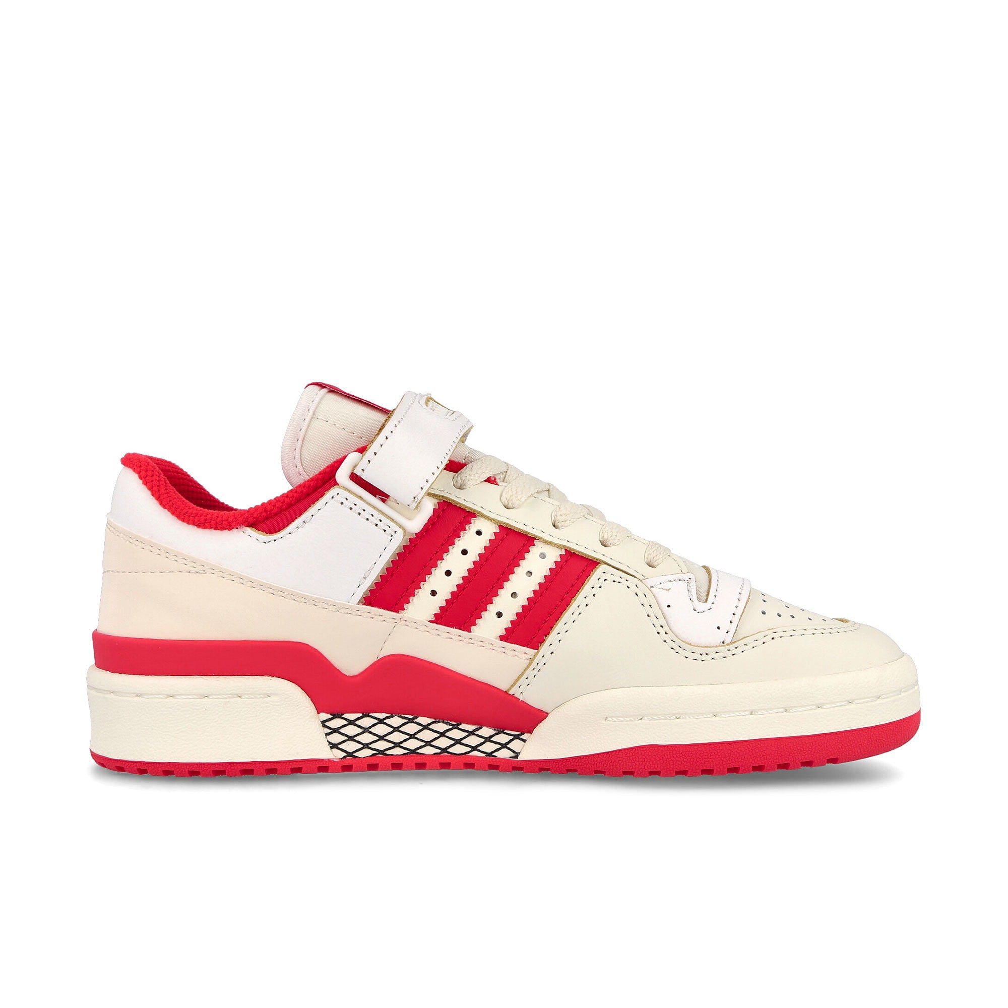 adidas wmns forum 84 low Of White / Vivid Red / Footwear White Low Top Sneakers  Silhouette | Overkill