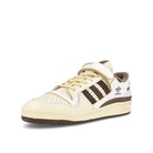 adidas forum 84 low Off White / Brown / Cream White Sneakers  Close Up | Overkill