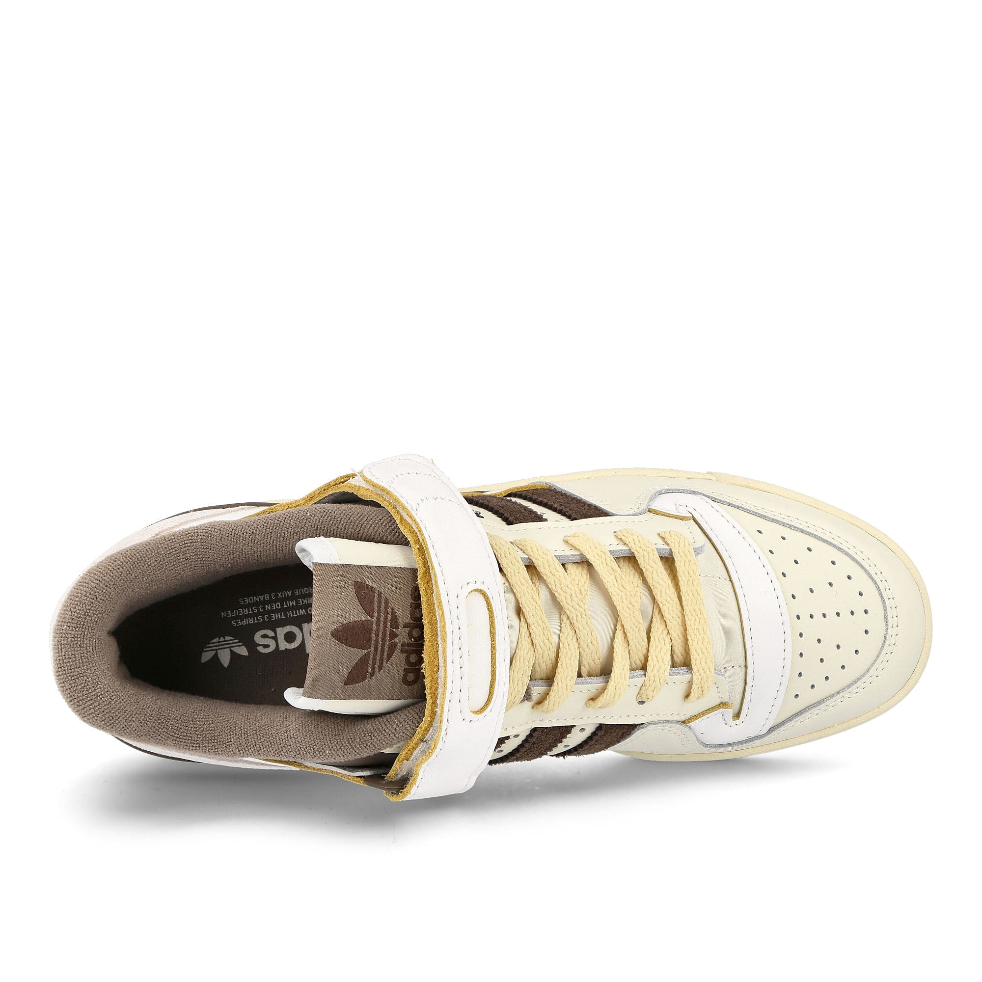 adidas forum 84 low Off White / Brown / Cream White Sneakers  Detailfoto | Overkill