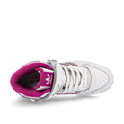 adidas wmns forum mid Footwear White-Footwear White-Sonic Fuchsia Sneakers  Detailfoto | Overkill